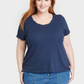 Camiseta feminina Knox Rose Blue manga curta tamanho XXL
