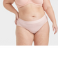 Roupa íntima hipster feminina Auden de algodão elástico rosa, tamanho 2X