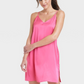 Camisola feminina de cetim rosa Stars Above, tamanho G