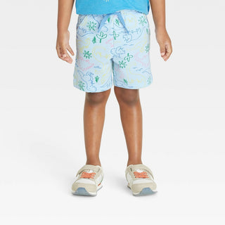 Shorts French Terry Azul para Meninos Pequenos da Cat &amp; Jack - Tamanho 3T