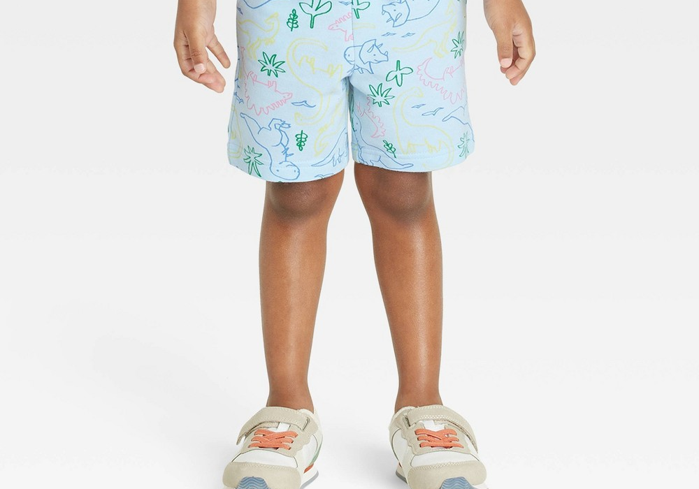 Shorts French Terry Azul para Meninos Pequenos da Cat &amp; Jack - Tamanho 3T