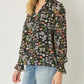 Entro - Floral & Ruffle Blouse