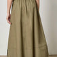 Lilla P - Long Poplin Skirt
