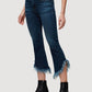 Frame - Le Crop Mini Boot Shredded Raw Jean