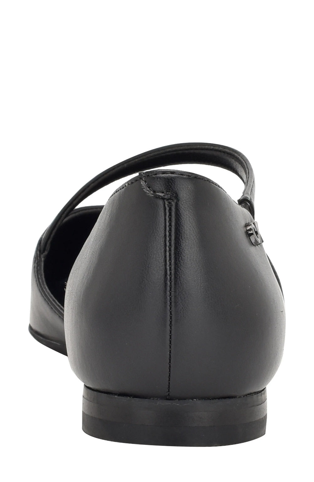 Calvin Klein Sannie D'orsay Bico Fino Flat Preto Feminino Tamanho 8,5 M