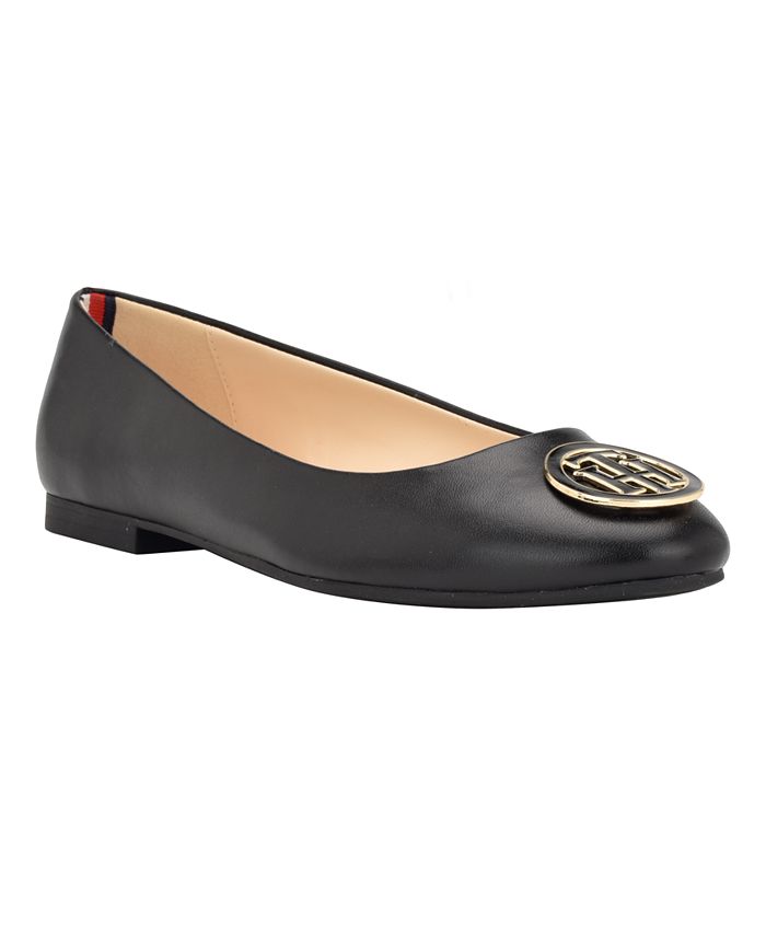 Sapatilhas Tommy Hilfiger Ganimay Classic Femininas Pretas Tamanho 9 M