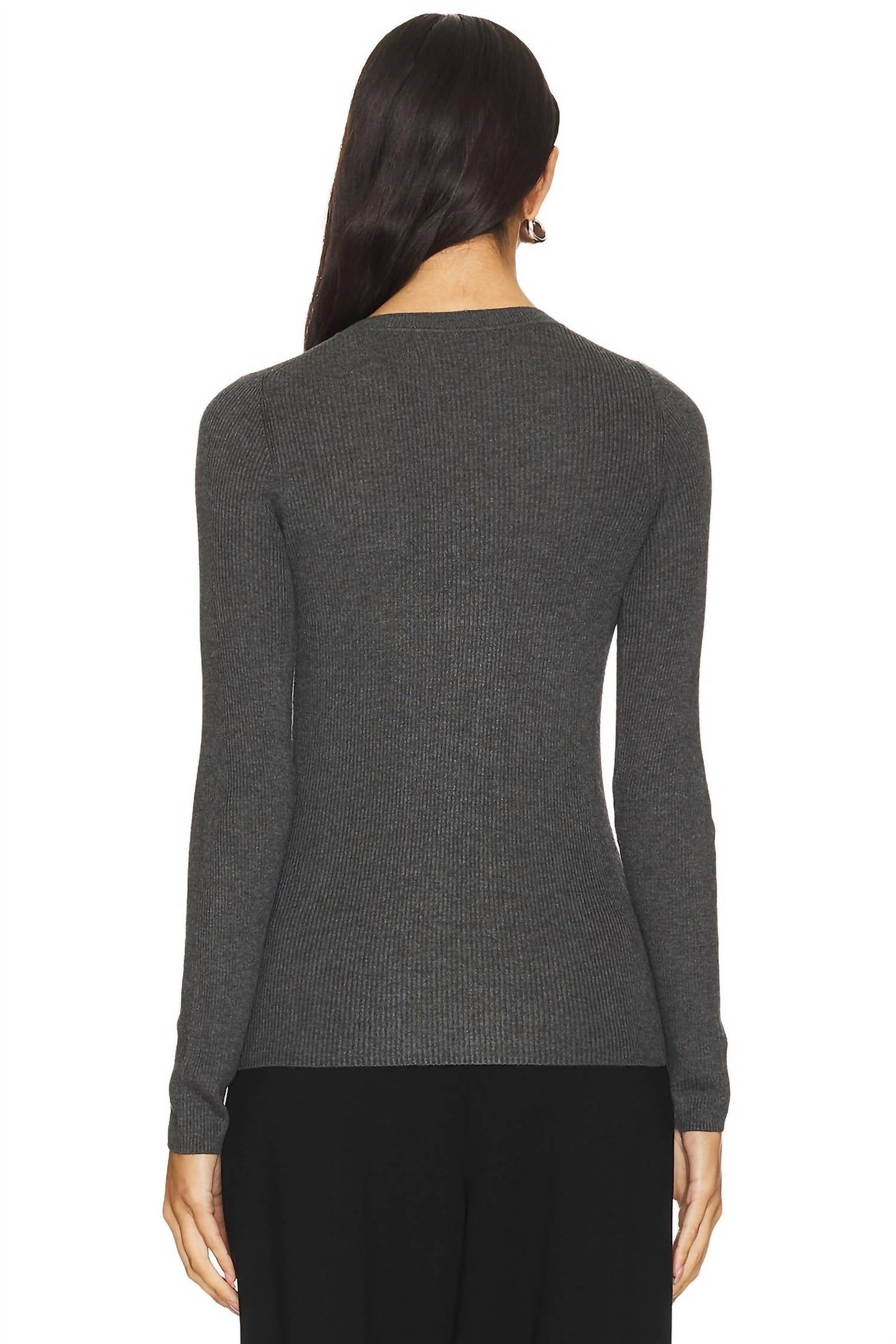 Enza Costa - Women's Sweater Rib Fitted Cardigan