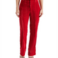 Calça Steve Madden Mercer Crushed Velvet Vermelha