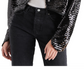 Steve Madden Juliet Cropped Piano Lantejoulas Bolero Preto
