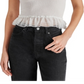 Blusa de tule franzido Steve Madden Rhiannon branca