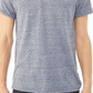Camiseta masculina de gola redonda Eco-Jersey da Alternative Apparel, azul, tamanho XL