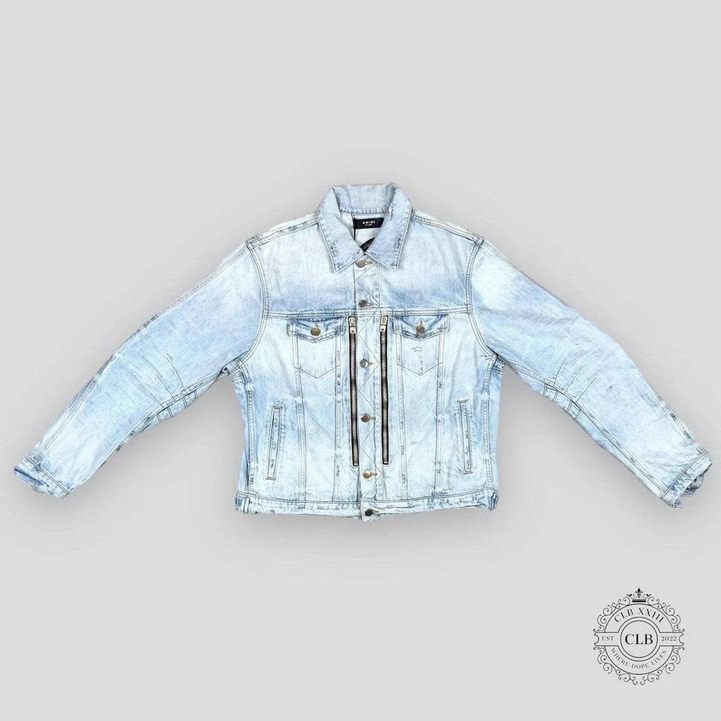 Amiri - Men's Mx2 Long Sleeve Trucker Jacket