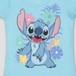 Camiseta gráfica Lilo &amp; Stitch Blue Girls tamanho P
