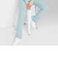 Leggings caneladas Wild Fable Slate Blue para mulheres, tamanho XXS