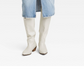 Saia midi jeans de cintura alta com lavagem clara para mulheres - tamanho 10, linha universal