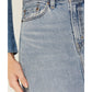 Saia jeans Levi's Premium Ankle Column Feminina Azul Claro Lavado
