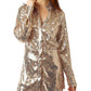 Vestido curto Sophie com lantejoulas amarelo da Free People