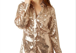 Vestido curto Sophie com lantejoulas amarelo da Free People