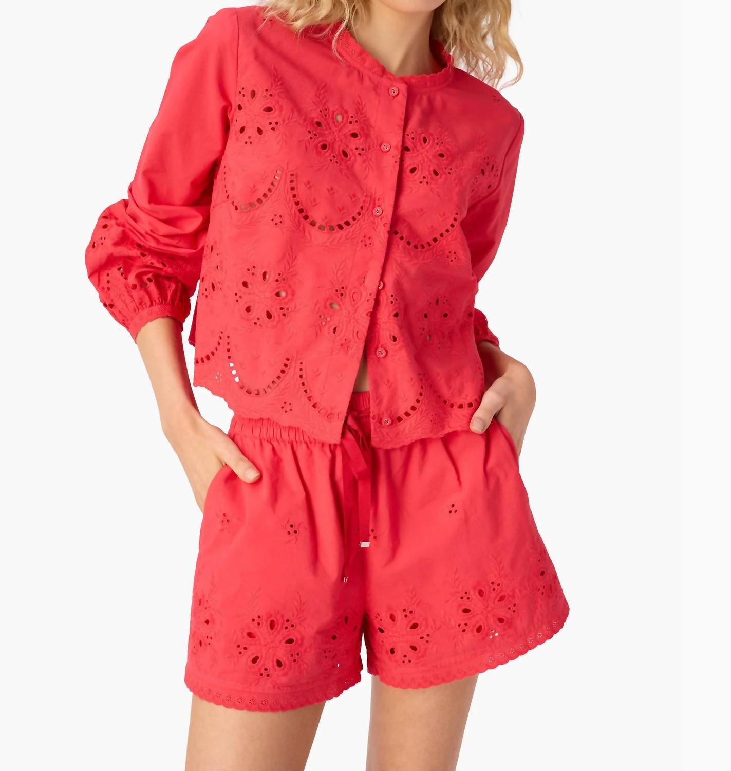 Cami Nyc - Jomi Mid Rise Cotton Shorts