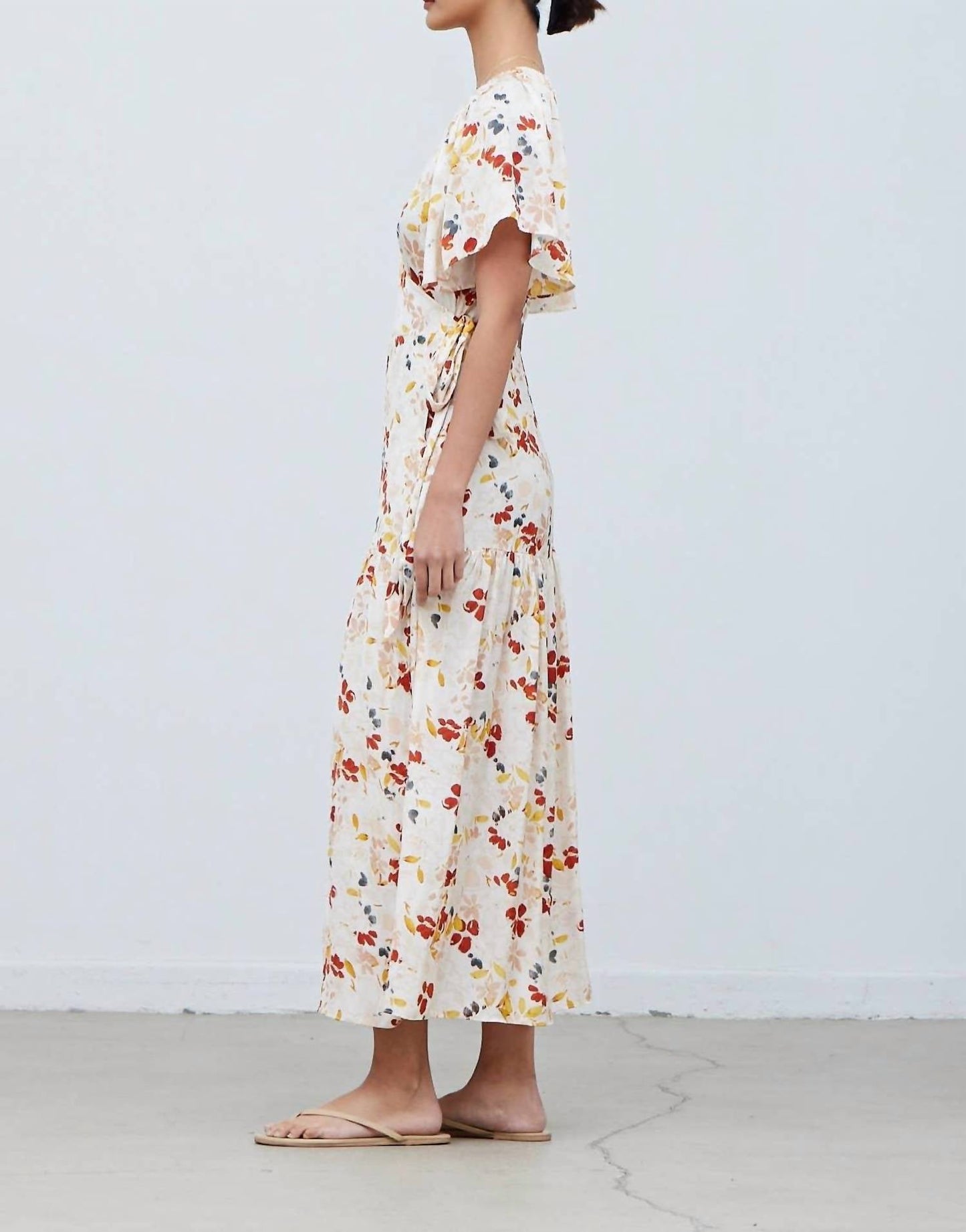 Grade & Gather - Floral Printed Wrap Dress