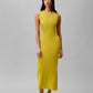 Calvin Klein Womens Ribbed Maxi Dress Warm Olive