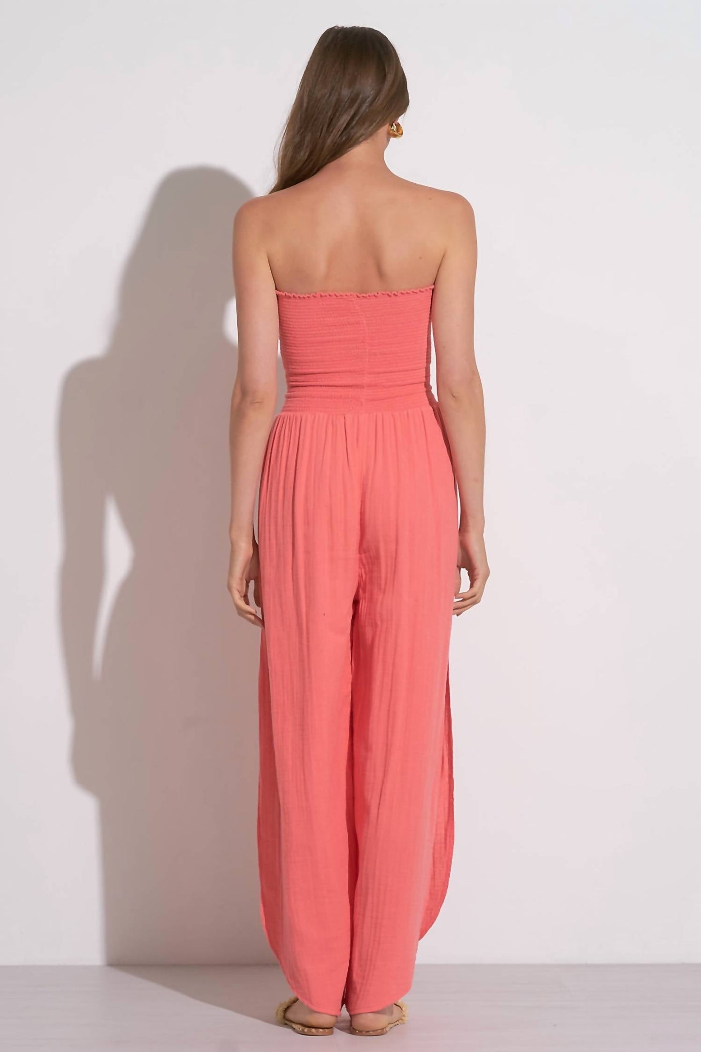 Elan - Strapless Wide Leg Jumper