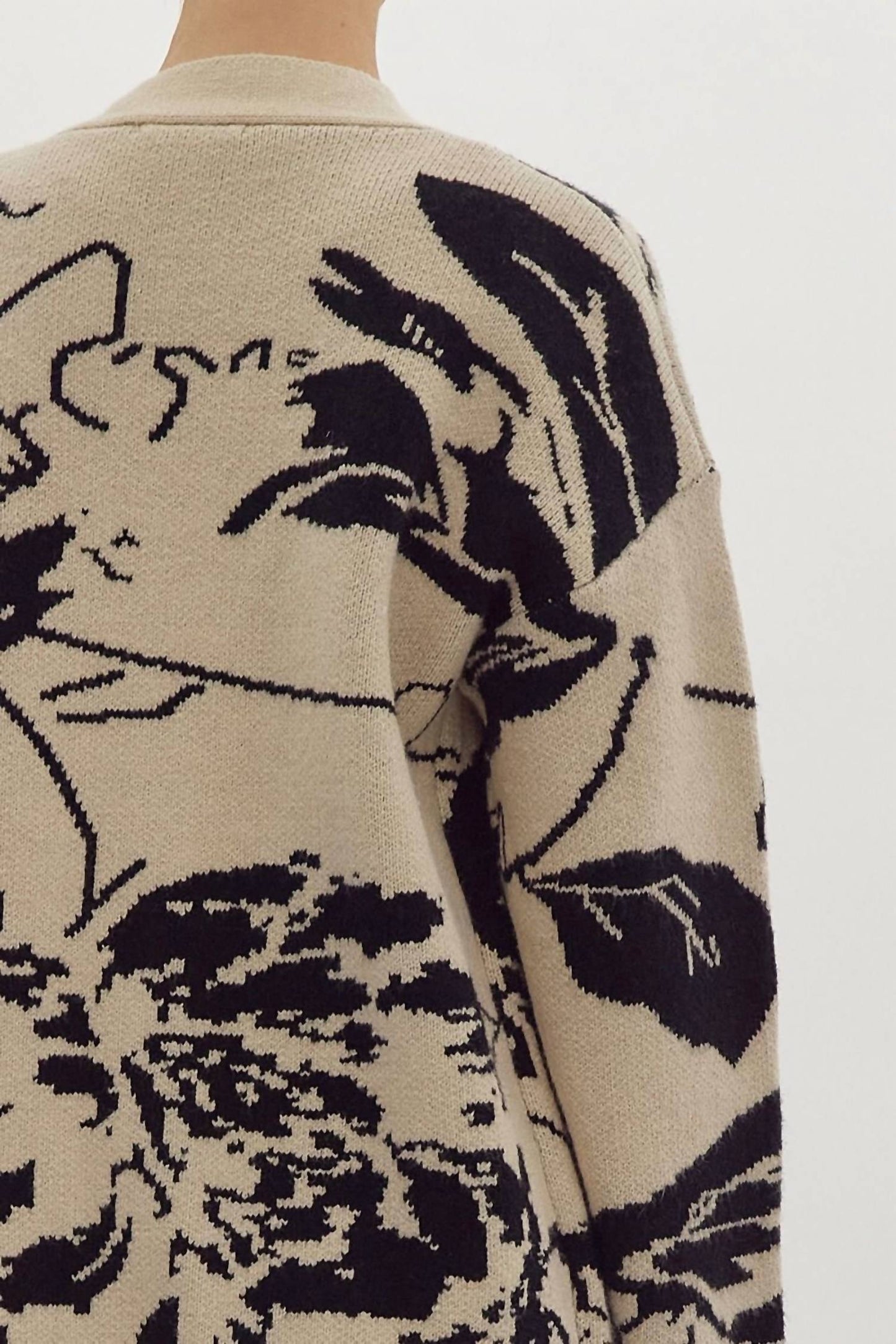 Entro - Trying Your Best Floral Cardigan
