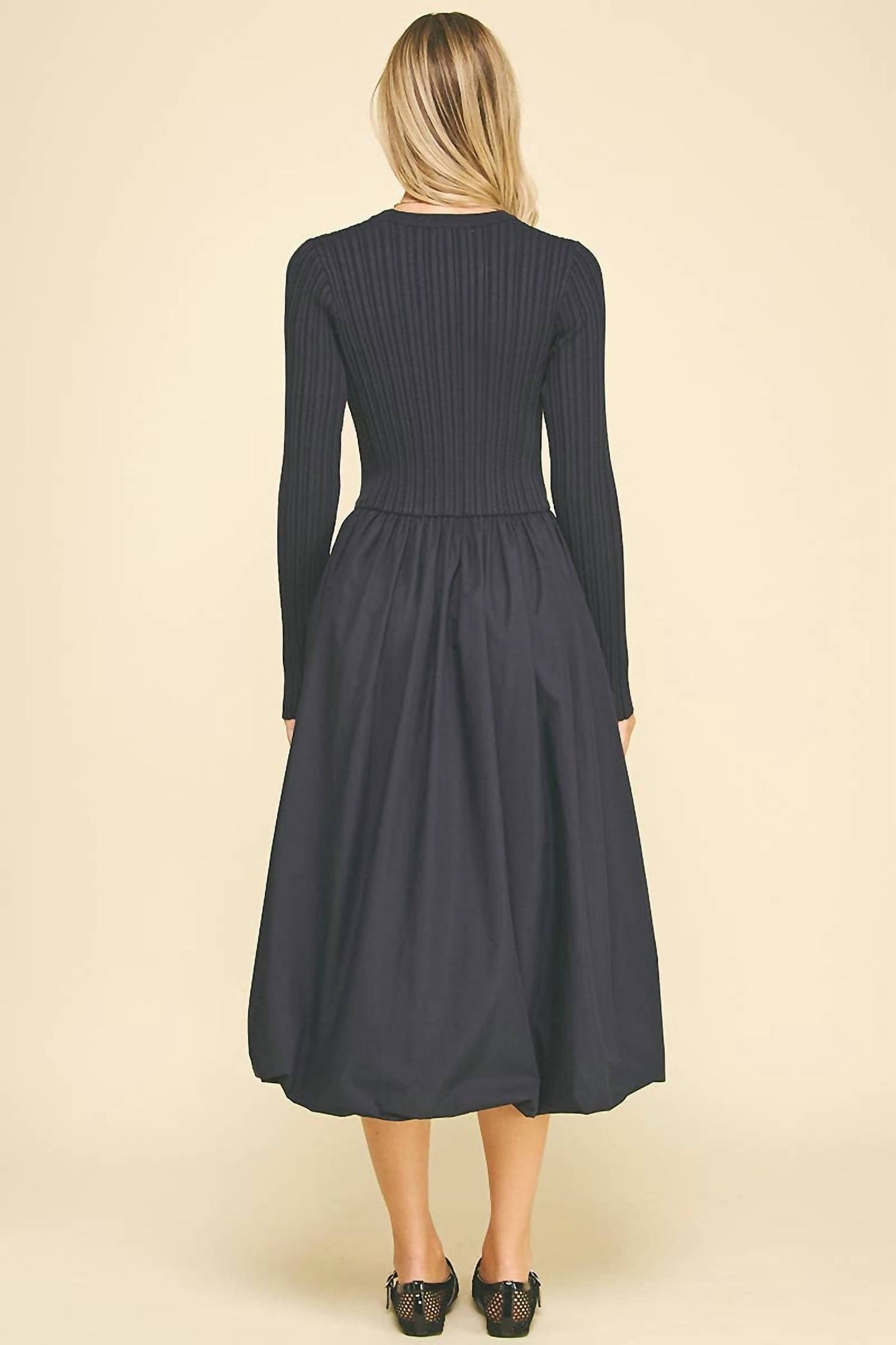 Pinch - Bubbly Long Sleeve Midi Dress