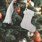 Creative Gifts International - Stocking Ornament with White Tassel