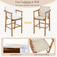 Outdoor Counter Height Bar Stools Set of 2 with Cushions
