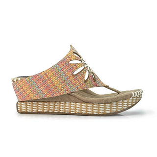 Modzori - Women's Flora Mid Wedge Reversible Sandal