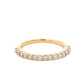 Aamiaa - 0.52 Carat Natural Diamond Half-eternity Band Ring