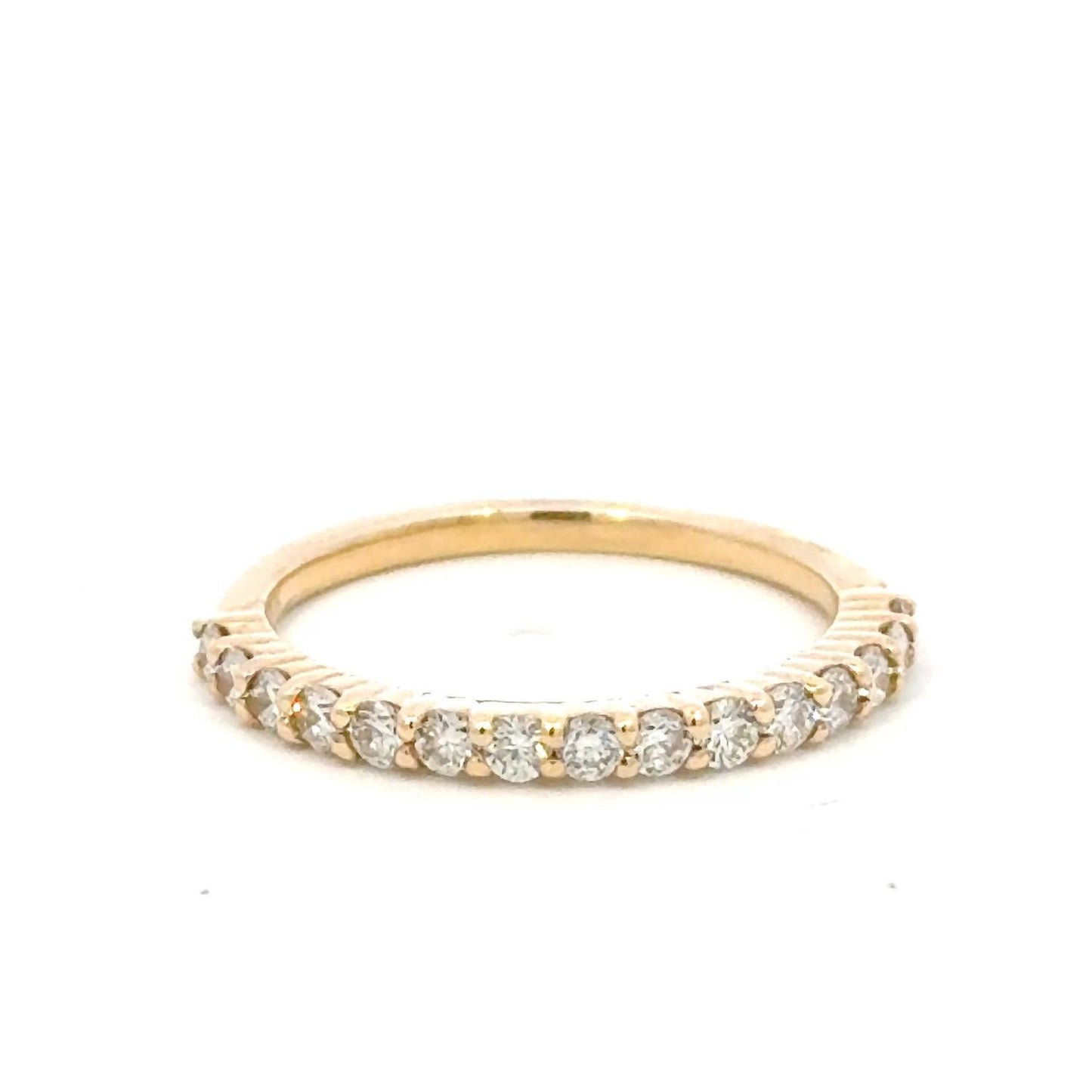 Aamiaa - 0.52 Carat Natural Diamond Half-eternity Band Ring