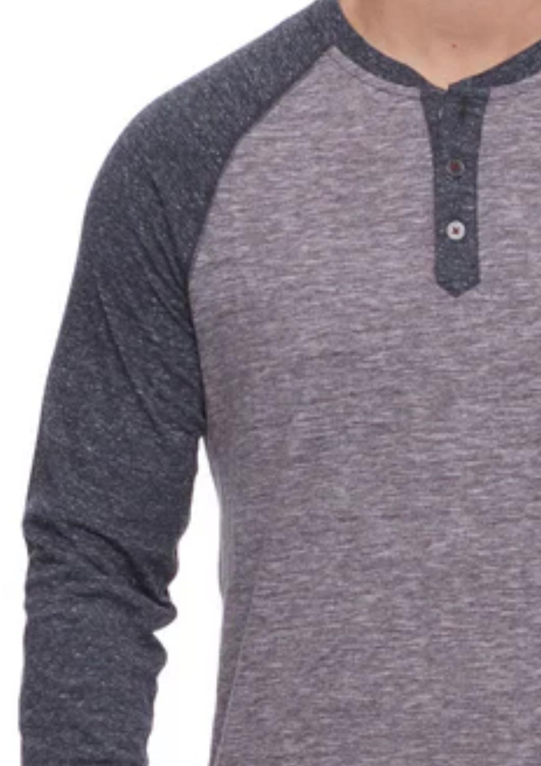 Flags & Anthem - Rollins Long Sleeve Snow Slub Henley Top