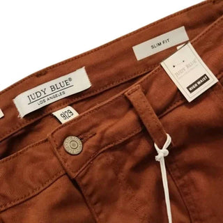 Judy Blue - Calça Jeans Carpenter Utility Slim Fit de Cintura Alta