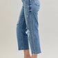Judy Blue - High Waist Destroy Wide Leg Crop Denim Jeans