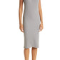 ATM Anthony Thomas Melillo Stretch Modal Ribbed Midi Dress in Snake, Size Small