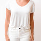 Askk Ny - Jersey Slub V-Neck Tee