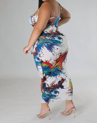 Good Time Usa - Conjunto de duas peças de top curto e saia explosivos