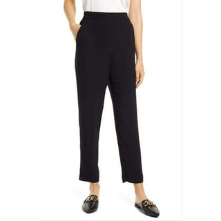 Halogen Women's Black Relaxed Crop Pants Size 4