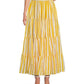 Mo Maya - Le Soleil Stripe Print Maxi Skirt