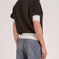 Elan - Color Block Short Sleeve Sweater
