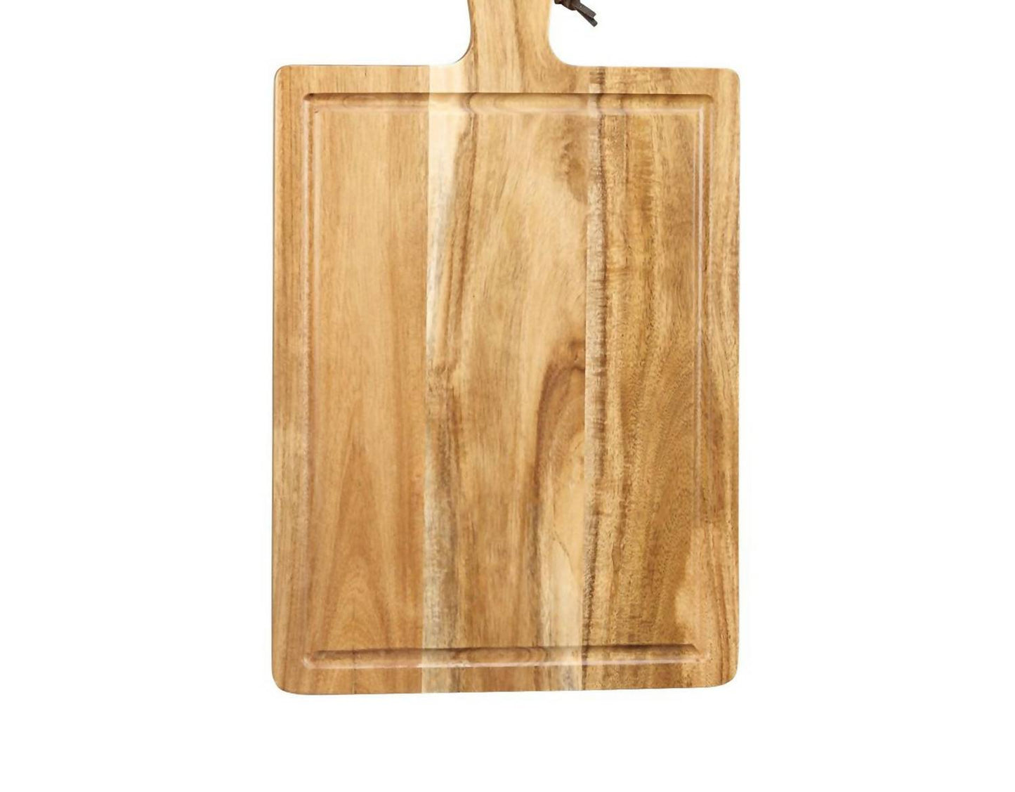 Creative Gifts International - Acacia Wood Cutting Board with Handle