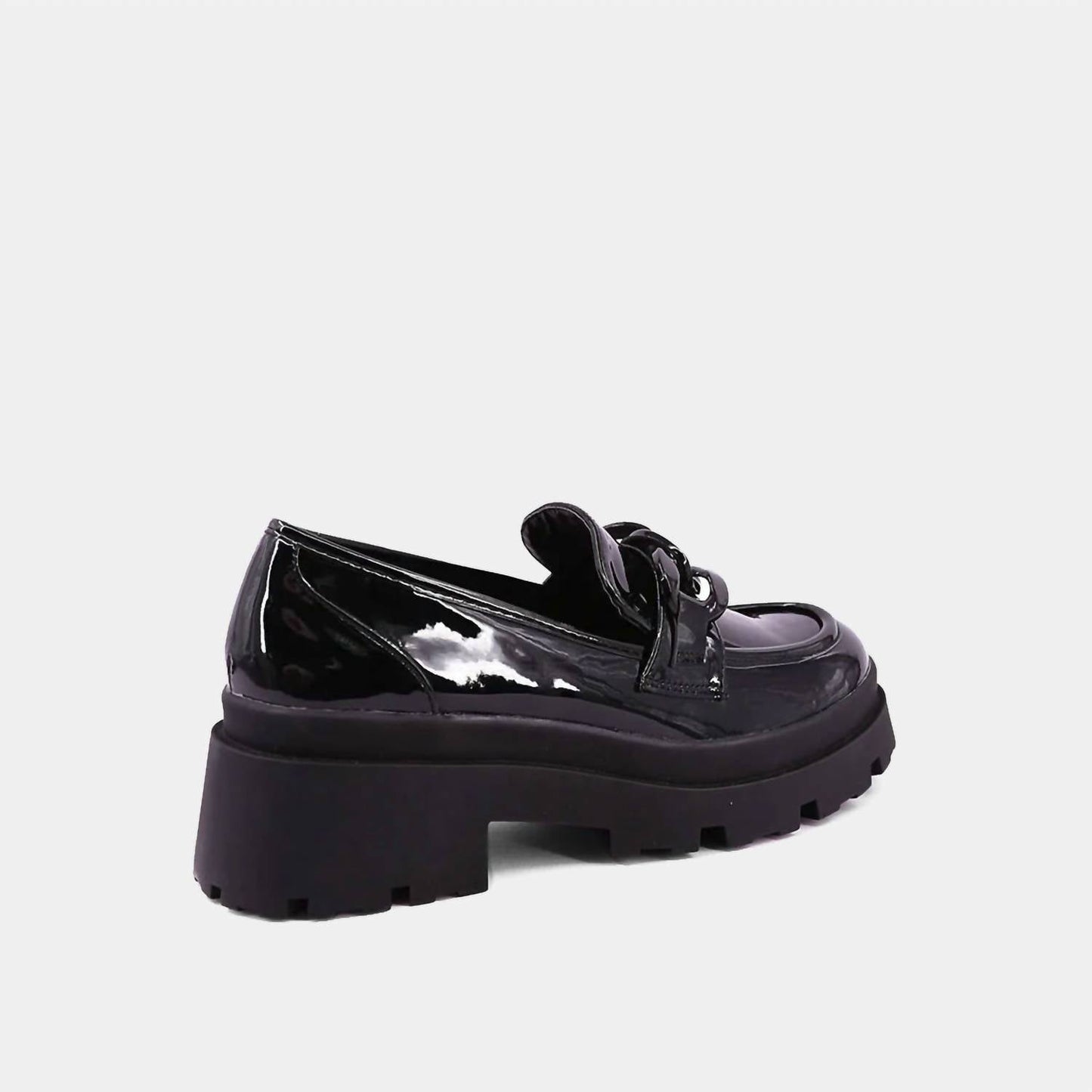 Shu Shop - Mocassim plataforma feminino Talitha em couro envernizado