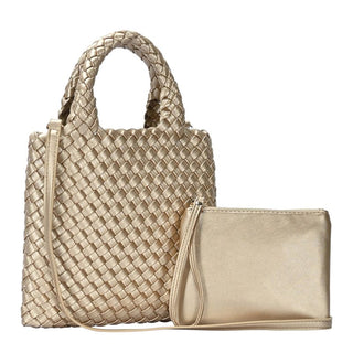 Melody 2 in 1 Wristlet Pouch Woven Crossbody