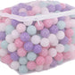 Bolas de brinquedo BalanceFrom Fitness de 2,3" à prova de esmagamento com bolsa de armazenamento, 400 unidades
