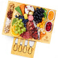 Cheese Board Set with Knives, 16.5“ x 11”