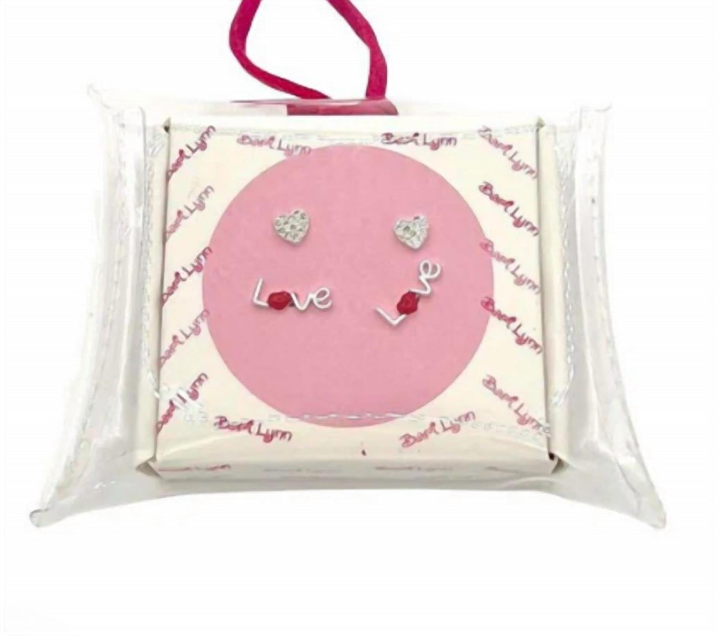 Bari Lynn - Girl's Hearts And Love Earrings Set
