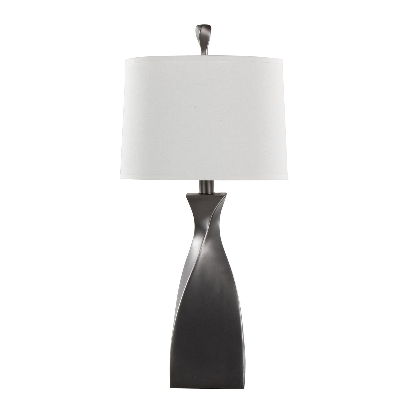 Curvo 30" Contemporary Polyresin Table Lamp - Set of 2
