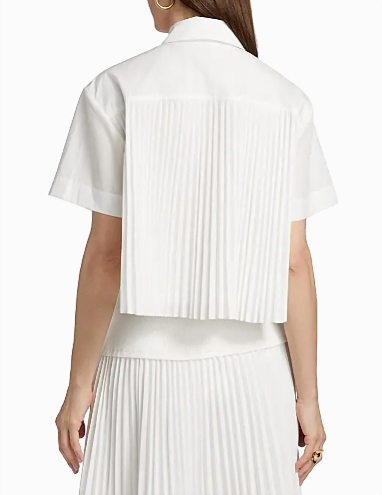 Jonathan Simkhai - Bernie Pleated Shirt